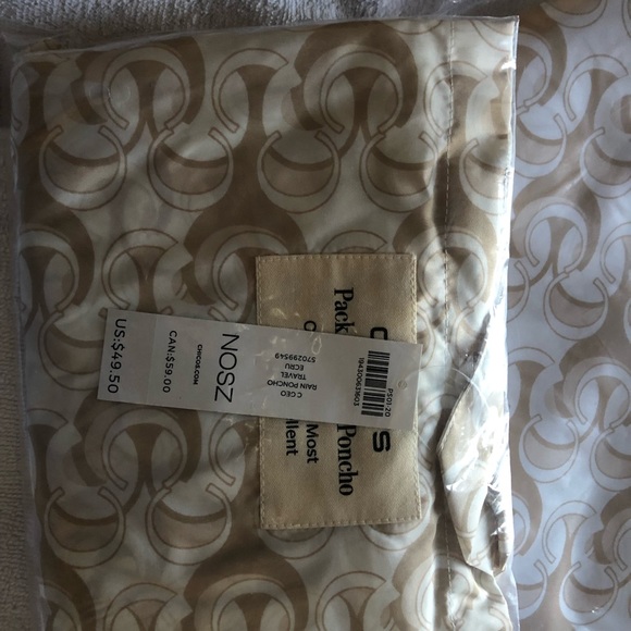 Rain Hat, Poncho and X Large Tote by Chico’s. - Picture 2 of 4